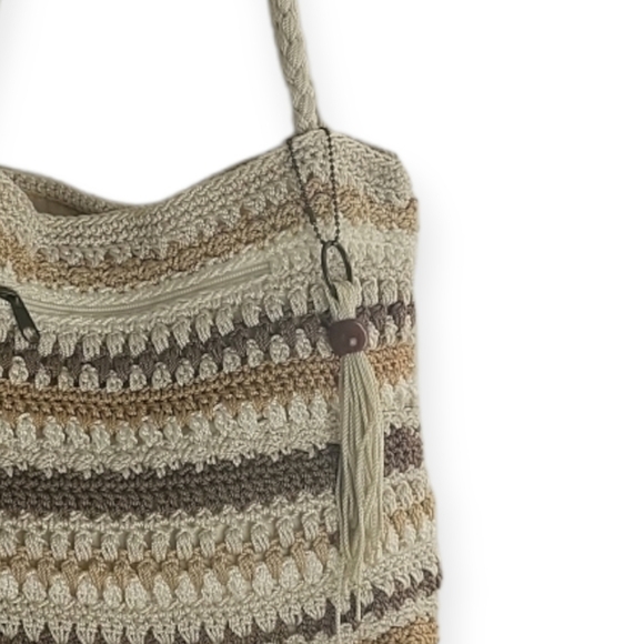 Croft & Barrow Crocheted Sling Shoulder Bag - Picture 8 of 10